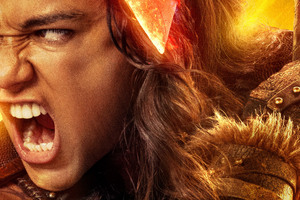 Michelle Rodriguez As Holga La Barbare In Dungeons And Dragons Honor Among Thieves Wallpaper