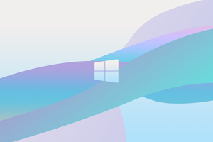 Microsoft Abstract White 5k