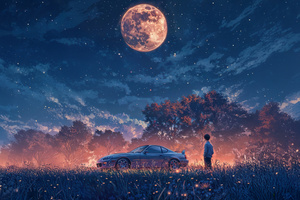 Midnight Drift (1280x1024) Resolution Wallpaper