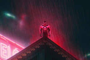 Miguel O Hara Spider Man 2099 (2560x1440) Resolution Wallpaper