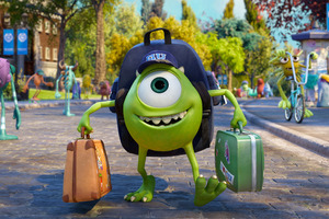 Mike In Monsters University (2560x1024) Resolution Wallpaper