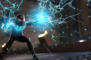 Miles Morales In Marvels Spiderman 2 (5120x2880) Resolution Wallpaper