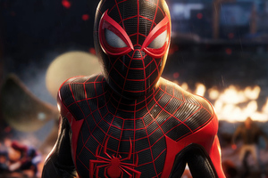 Miles Morales In Spider Man 2 Wallpaper
