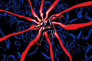 Miles Morales In Spider Verse (1336x768) Resolution Wallpaper