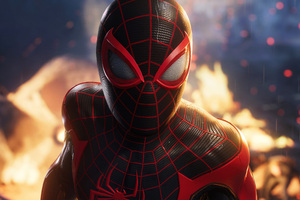 Miles Morales Marvels Spiderman 2 (1600x900) Resolution Wallpaper