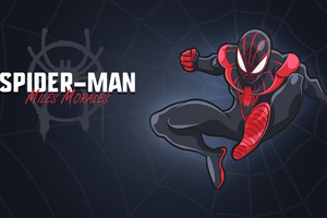 Miles Morales Spider Man Art (2560x1080) Resolution Wallpaper