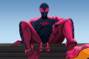 Miles Morales Spiderman Cover Art 4k Wallpaper