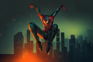 Miles Morales Unmasked (2560x1080) Resolution Wallpaper