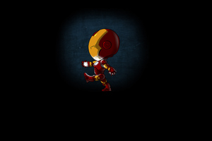 Mini Iron Man 4k (2932x2932) Resolution Wallpaper