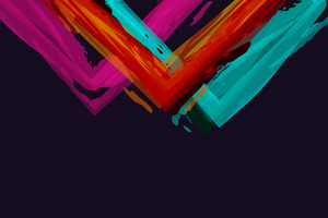 Minimalistic Abstract Colors Simple Background 5k