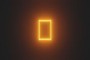 Minimalistic Glowing Gold Window 4k