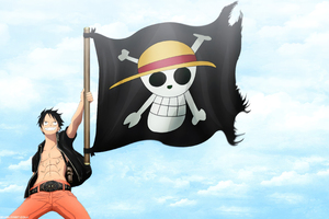Monkey D Luffy One Piece Anime 4k (1336x768) Resolution Wallpaper