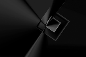 Monochrome Black Abstract (1440x900) Resolution Wallpaper