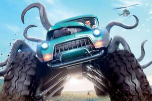 Monster Trucks Lucas Till 2017 Movie (2932x2932) Resolution Wallpaper