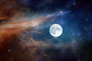 Moon Astronaut Nature Clouds Space (1280x720) Resolution Wallpaper
