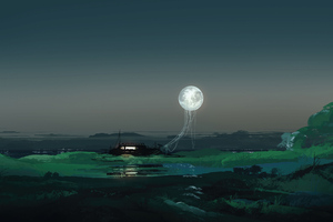 Moon Binding For The Light (1600x900) Resolution Wallpaper