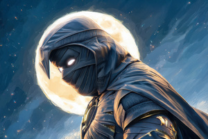Moon Knight The Hero We Need (2048x2048) Resolution Wallpaper