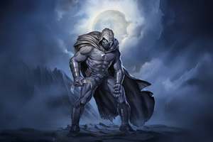 Moon Knight The Watcher In White (2560x1080) Resolution Wallpaper