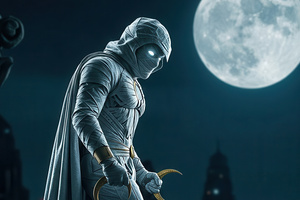 Moon Knight White Cloak Rising (1680x1050) Resolution Wallpaper