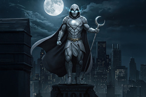 Moon Knight X Superman (1366x768) Resolution Wallpaper