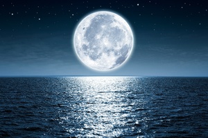 Moon Sea Night 5k