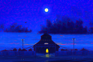 Moonlight Circus 4k (2560x1080) Resolution Wallpaper