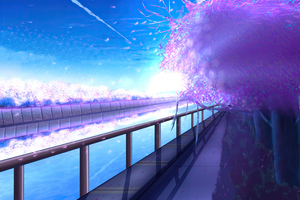 Morning On The River Anime 4k