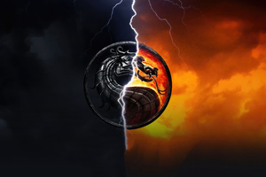 Mortal Kombat Mobile Logo Wallpaper