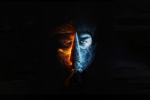 Mortal Kombat Movie Logo 4k