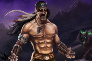 Mortal Kombat Nightwolf (2932x2932) Resolution Wallpaper