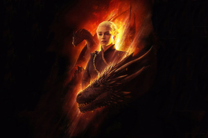 Mother Of Dragons Fanart 4k