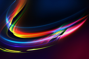 Motion Blur Lights Abstract 4k