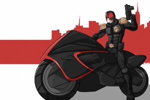 Motorcycle Police Guy 4k