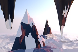 Mountains Lowpoly