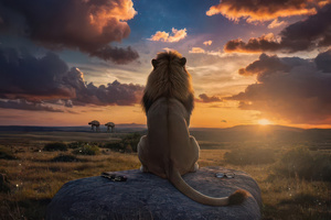 Mufasa The Lion King 4k (1024x768) Resolution Wallpaper