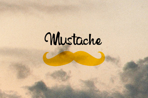 Mustache is Good (1336x768) Resolution Wallpaper