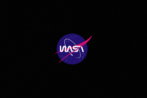 Nasa Logo Minimal Wallpaper