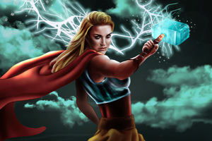 Natalie Portman As The Mighty Thor