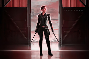 Natasha Romanoff Black Widow 4k (1600x900) Resolution Wallpaper