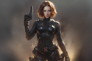 Natasha Romanoff In Action (1400x900) Resolution Wallpaper