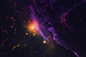 Nebula Galaxy Space Stars Universe 4k