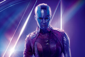 Nebula In Avengers Infinity War 8k Poster