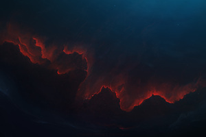 Nebula Landscape 5k