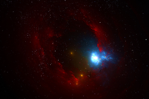 Nebula Red Space 4k