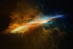 Nebula Space Art Mixed
