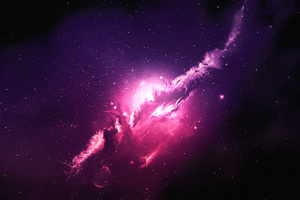 Nebula Stars Universe Galaxy Space 4k