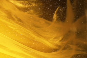 Nebula With Yellow And Golden Colors (3840x2400) Resolution Wallpaper