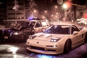 Need For Speed Acura Nsx Vs Police Car 4k