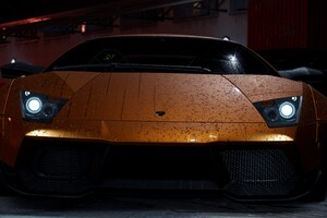 Need For Speed Orange Lamborghini Wallpaper