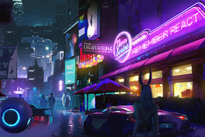 Neon City 2049 Wallpaper